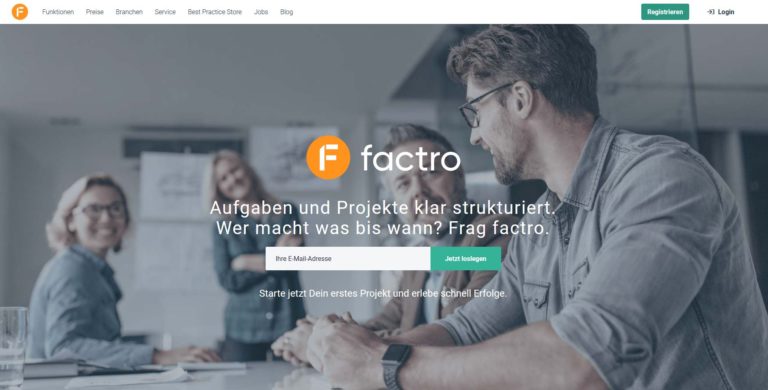 factro – Hilft Dir beim Strukturieren von Aufgaben & Projekten